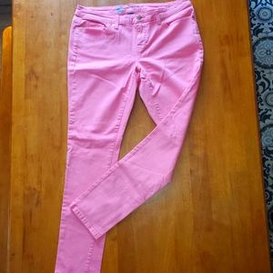 Pink Denim Skinny Jeans